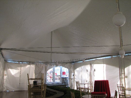 tent ceiling