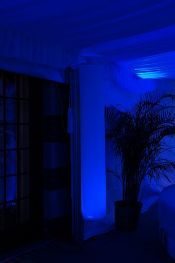 blue LED lights