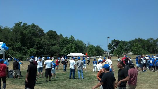 employee BBQ and games