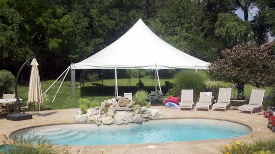 pool party tent